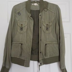 Army Green Bomber Jacket